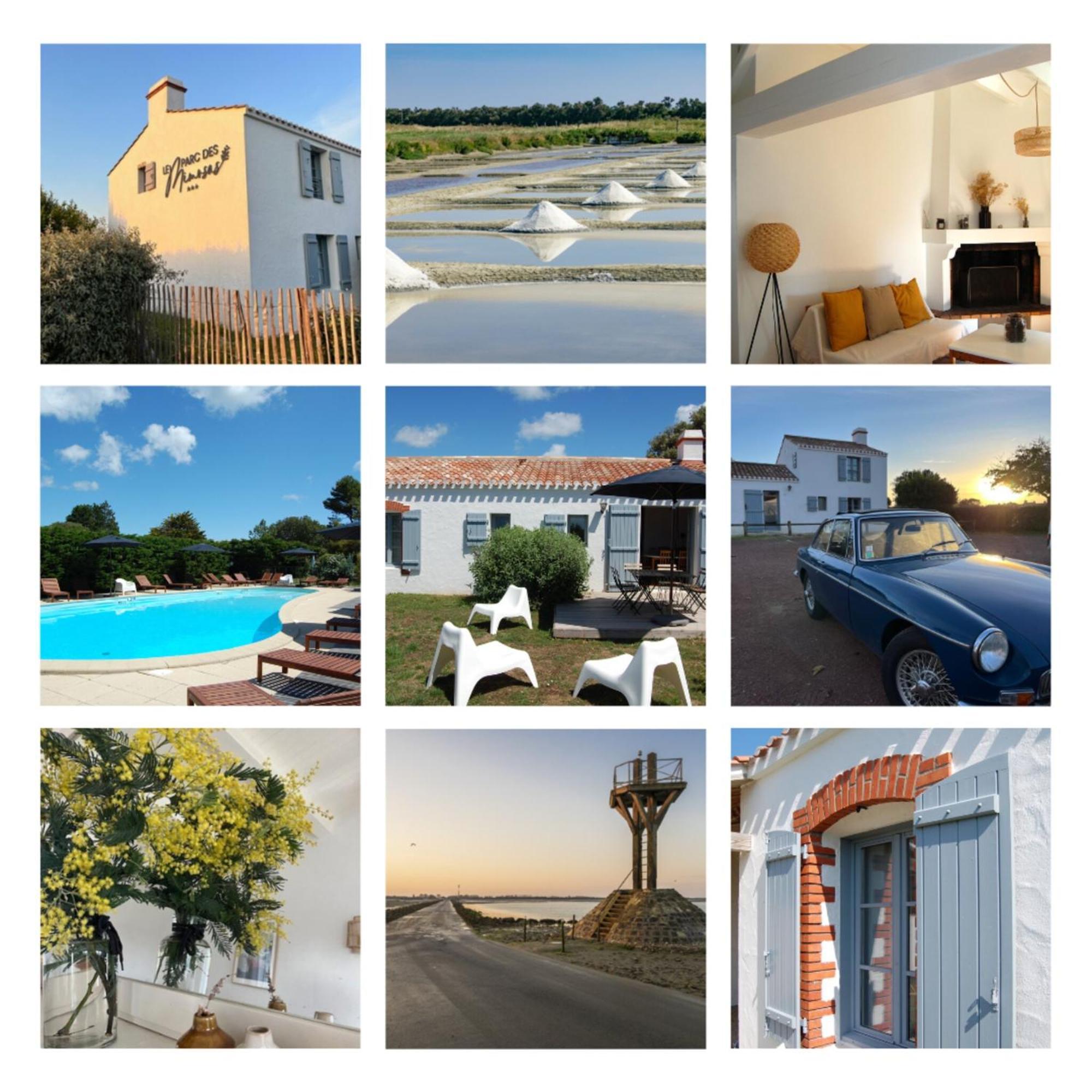 Villa Le Parc Des Mimosas Noirmoutier-en-l'Ile Esterno foto